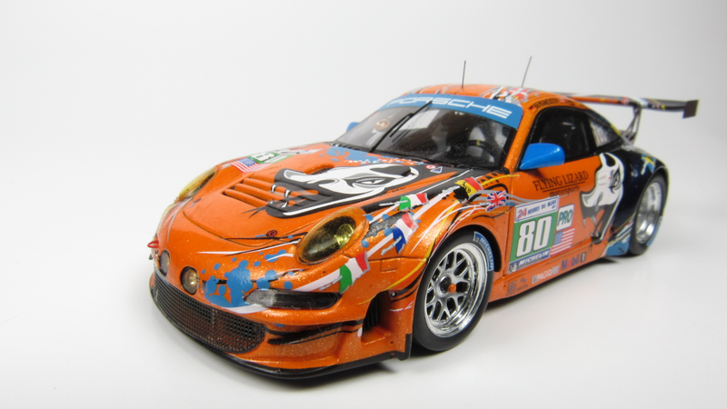 Illustration for article titled Flying Lizard Motorsports Porsche 911 GT3 RSR Art Car
